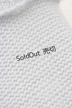 画像4: axes femme / 裾レース切り替えニットオフショルワンピース  サックス T-25-10-08-029-AX-OP-SA-ZI