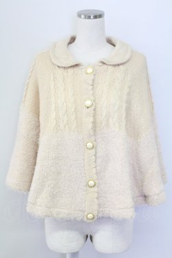 画像1: axes femme / 裏ボアポンチョ  キナリ T-25-10-08-033-AX-CO-SA-ZT