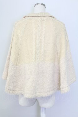 画像2: axes femme / 裏ボアポンチョ  キナリ T-25-10-08-033-AX-CO-SA-ZT
