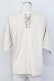 画像2: axes femme / 編上ロングTシャツ  ベージュ T-25-10-08-001-AX-TO-SA-ZT (2)