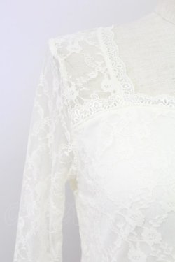 画像3: E hyphen world gallery / レースカットソー  アイボリー T-25-10-08-005-LO-OP-SA-ZT