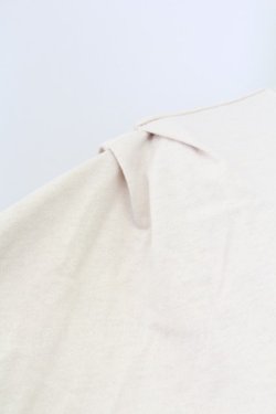 画像4: axes femme / 編上ロングTシャツ  ベージュ T-25-10-08-001-AX-TO-SA-ZT