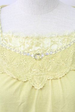 画像3: axes femme / 裾デコレーションインナーPO M イエロー T-25-10-08-012-AX-TO-SA-ZT