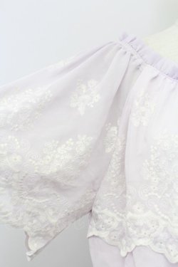 画像3: axes femme / 2WAY刺繍プルオーバー M ラベンダー T-25-10-08-017-AX-TO-SA-ZT