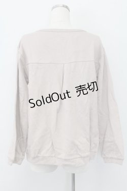 画像2: axes femme / フラワー刺繍裏毛トレーナー M ピンク T-25-10-08-019-AX-TO-SA-ZI