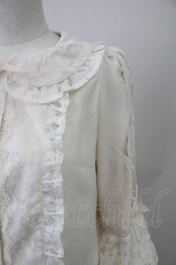 画像3: axes femme kawaii / レーシー姫袖ブラウス  アイボリー T-25-10-09-004-AX-BL-SA-ZT
