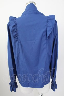 画像2: axes femme / ハローキティ刺繍ブラウス  ネイビー T-25-10-09-006-AX-BL-SA-ZT
