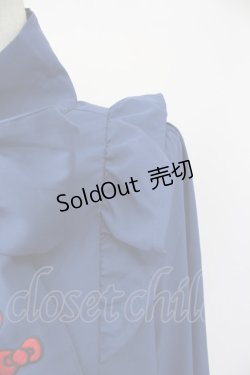 画像3: axes femme / ハローキティ刺繍ブラウス  ネイビー T-25-10-09-006-AX-BL-SA-ZI