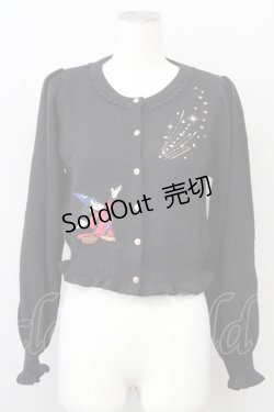 画像1: 【SALE】axes femme Kawaii / 【Disney】ファンタジア／ニットカーデ M ブラック T-25-10-10-020-AX-TO-SA-ZH