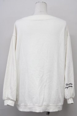 画像2: axes femme POETIQUE / セーラーロングカットカーディガン  ホワイト T-25-10-10-003-AX-TO-SA-ZT