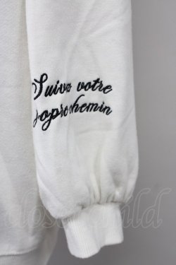 画像3: axes femme POETIQUE / セーラーロングカットカーディガン  ホワイト T-25-10-10-003-AX-TO-SA-ZT255