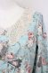 画像3: axes femme / 音楽と薔薇柄ドレス風ワンピース M グリーン T-25-10-10-026-AX-OP-SA-ZT