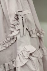 画像5: Chalmiere / フリルロングワンピース M ピンク T-25-10-10-031-LO-OP-SA-ZH (5)