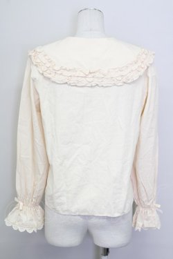 画像2: axes femme kawaii / 丸襟コットンブラウス  キナリ T-25-10-10-004-AX-BL-SA-ZT