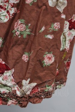 画像6: PINK HOUSE / ローズじゃむびんプリントミディワンピース  ブラウン T-25-10-10-034-LO-OP-SA-ZT122