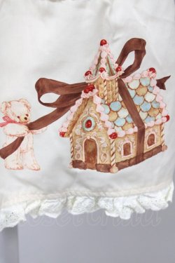 画像4: axes femme kawaii / お菓子の家プリントエプロン  キナリ T-25-10-10-035-AX-SK-SA-ZT