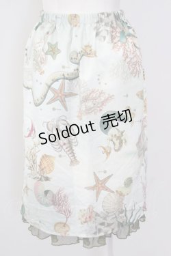 画像2: 【SALE】MILK / sea creaturesペチスカート  グリーン T-25-10-10-037-ML-SK-SA-ZT125
