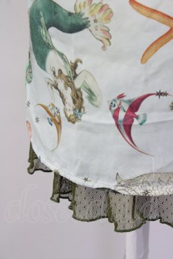 画像4: MILK / sea creaturesペチスカート  グリーン T-25-10-10-037-ML-SK-SA-ZT
