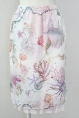 MILK / sea creaturesペチスカート  ピンク T-25-10-10-038-ML-SK-SA-ZT125