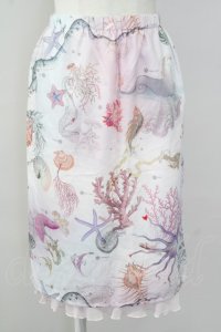 MILK / sea creaturesペチスカート  ピンク T-25-10-10-038-ML-SK-SA-ZT125
