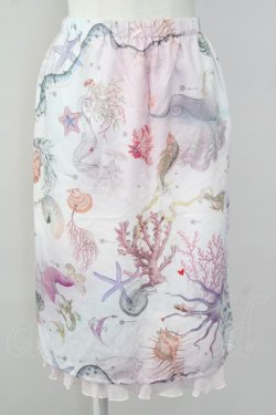 画像1: MILK / sea creaturesペチスカート  ピンク T-25-10-10-038-ML-SK-SA-ZT