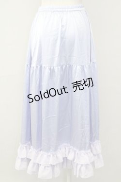 画像2: 【SALE】Chalmiere / ロングフリルペチスカート M ラベンダー T-25-10-10-040-LO-SK-SA-ZT046