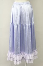 画像2: Chalmiere / ロングフリルペチスカート  ラベンダー T-25-10-10-041-LO-SK-SA-ZH (2)
