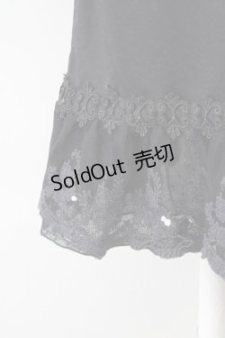 画像3: axes femme / オーガンジープチローズペチコート M ブラック T-25-10-10-045-AX-SK-SA-ZT048