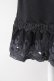 画像3: axes femme / オーガンジープチローズペチコート M ブラック T-25-10-10-045-AX-SK-SA-ZT