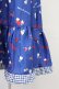 画像4: axes femme / ハローキティプリントスカート  ブルー T-25-10-10-048-AX-SK-SA-ZT (4)