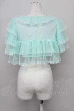 画像2: Chalmiere / チュールフリルボレロ M ミント T-25-10-10-007-LO-TO-SA-ZT