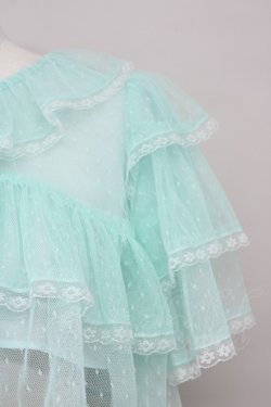 画像4: Chalmiere / チュールフリルボレロ M ミント T-25-10-10-007-LO-TO-SA-ZT