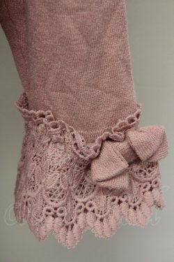 画像4: axes femme kawaii / レーシーフリルニットプル  ピンク T-25-10-10-011-AX-TO-SA-ZT
