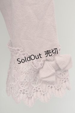 画像4: axes femme kawaii / レーシーフリルニットプル  ピンク T-25-10-10-011-AX-TO-SA-ZT255