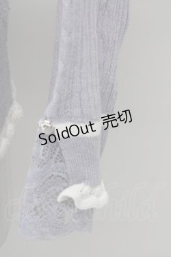 画像4: 【SALE】axes femme / バイカラーＶネックニットプルオーバー M ラベンダー T-25-10-10-015-AX-TO-SA-ZT215