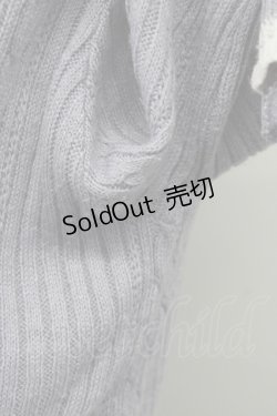 画像6: 【SALE】axes femme / バイカラーＶネックニットプルオーバー M ラベンダー T-25-10-10-015-AX-TO-SA-ZT215