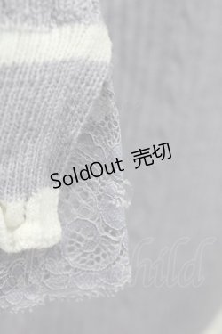 画像7: 【SALE】axes femme / バイカラーＶネックニットプルオーバー M ラベンダー T-25-10-10-015-AX-TO-SA-ZT215