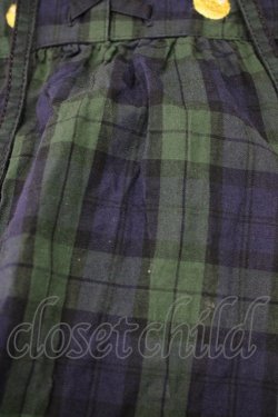 画像6: PINK HOUSE / 野ばらとチェリー刺繍タータンブラウス  グリーン T-25-10-10-016-LO-BL-SA-ZT215