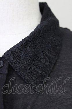 画像5: axes femme / カラーシアーシャツ  ブラック T-25-10-10-017-AX-BL-SA-ZT