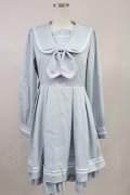 Amavel / Cherry Blossom セーラーワンピース  サックス T-25-10-16-003-CA-OP-SA-ZT
