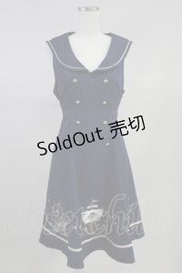 Amavel / Shark Piratesセーラーカラージャンパースカート  ネイビー T-25-10-16-004-CA-OP-SA-ZI