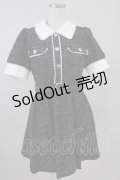 DearMyLove / サマーツイードハートパールワンピース  黒Ｘ白 T-25-10-16-005-EL-OP-SA-ZI