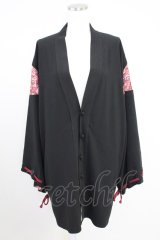 AXES-X / 陰陽師切替羽織 M 黒 T-25-10-16-006-LO-TO-SA-ZI