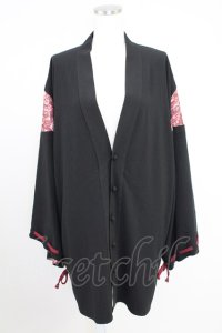 AXES-X / 陰陽師切替羽織 M 黒 T-25-10-16-006-LO-TO-SA-ZI