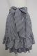 画像1: axes femme POETIQUE / リボン付バックフリルスカート  黒Ｘ白 T-25-10-16-009-AX-SK-SA-ZT (1)