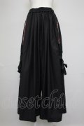 AXES-X / 陰陽師サイドライン袴パンツ  黒Ｘボルドー T-25-10-16-011-LO-PA-SA-ZT