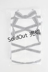 Angelic Pretty / トゥシューズ風オーバーニー  白Ｘ黒 T-25-10-16-016-AP-ZA-SA-ZI