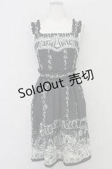 Innocent World / 女王と天使の物語ジャンパースカート  黒 T-25-10-17-020-IW-OP-SA-ZT344