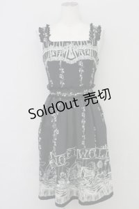 Innocent World / 女王と天使の物語ジャンパースカート  黒 T-25-10-17-020-IW-OP-SA-ZT344