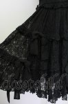 画像6: metamorphose / 総レースパールリボンジャンパースカート  黒 T-25-10-17-021-ME-OP-SA-ZT (6)